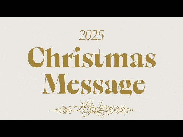 video thumbnail for 'Christmas Message 2025 | Sermon Only | 12.21.2025'