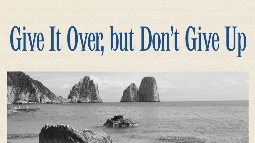video thumbnail for 'Give It Over, but Don't Give Up | Sermon Only | 04.19.2026'