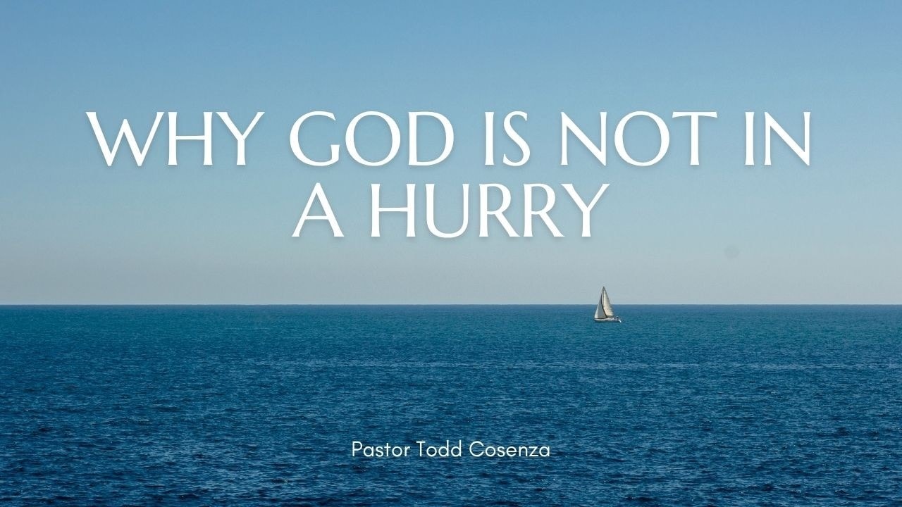 video thumbnail for 'Why God Is Not In A Hurry | Sermon Only | 06.28.2026'