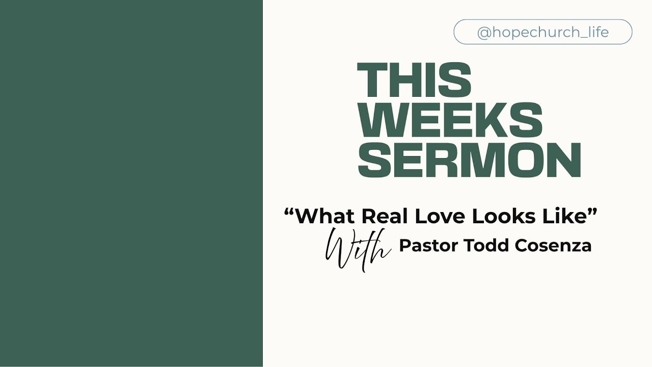 video thumbnail for 'What Real Love Looks Like | Sermon Only | 10.4.2026'